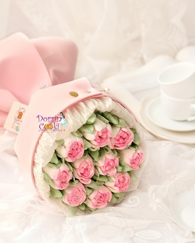 دسته گل خوراکی مارشمالو روسی زفیر