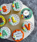 سینی کاپ کیک تبریک تولد نوزاد