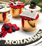 سینی کاپ کیک تولد خلبان