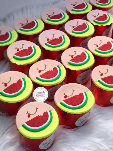 کاپ کیک یلدا طرح هندونه