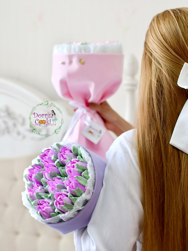 دسته گل خوراکی مارشمالو روسی زفیر